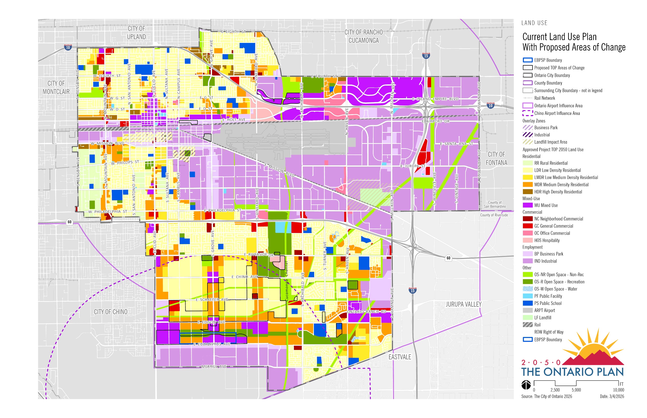 Current Land Uses: Citywide map of current land uses