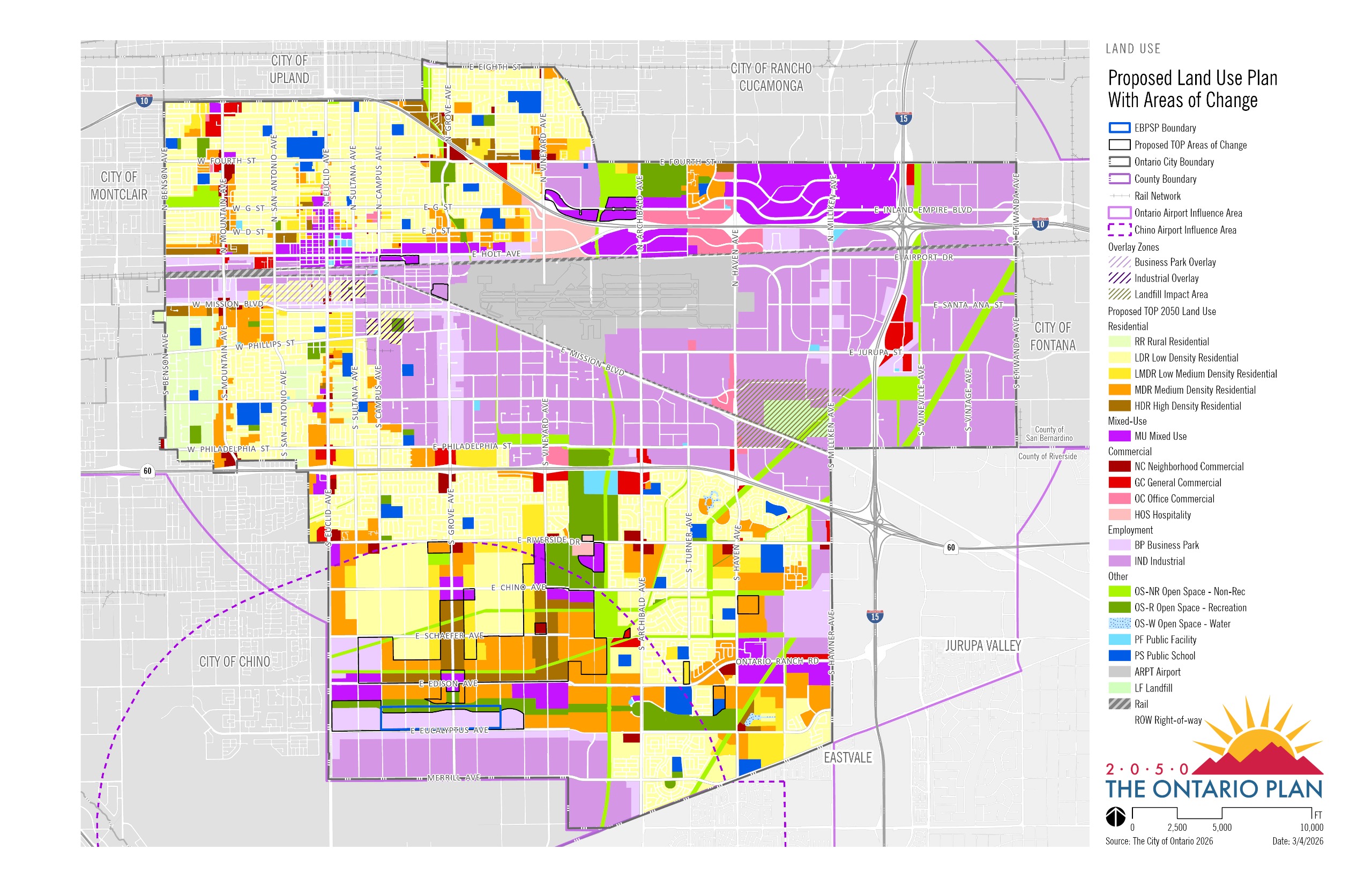 Proposed Land Uses: Citywide map of Proposed Land Uses