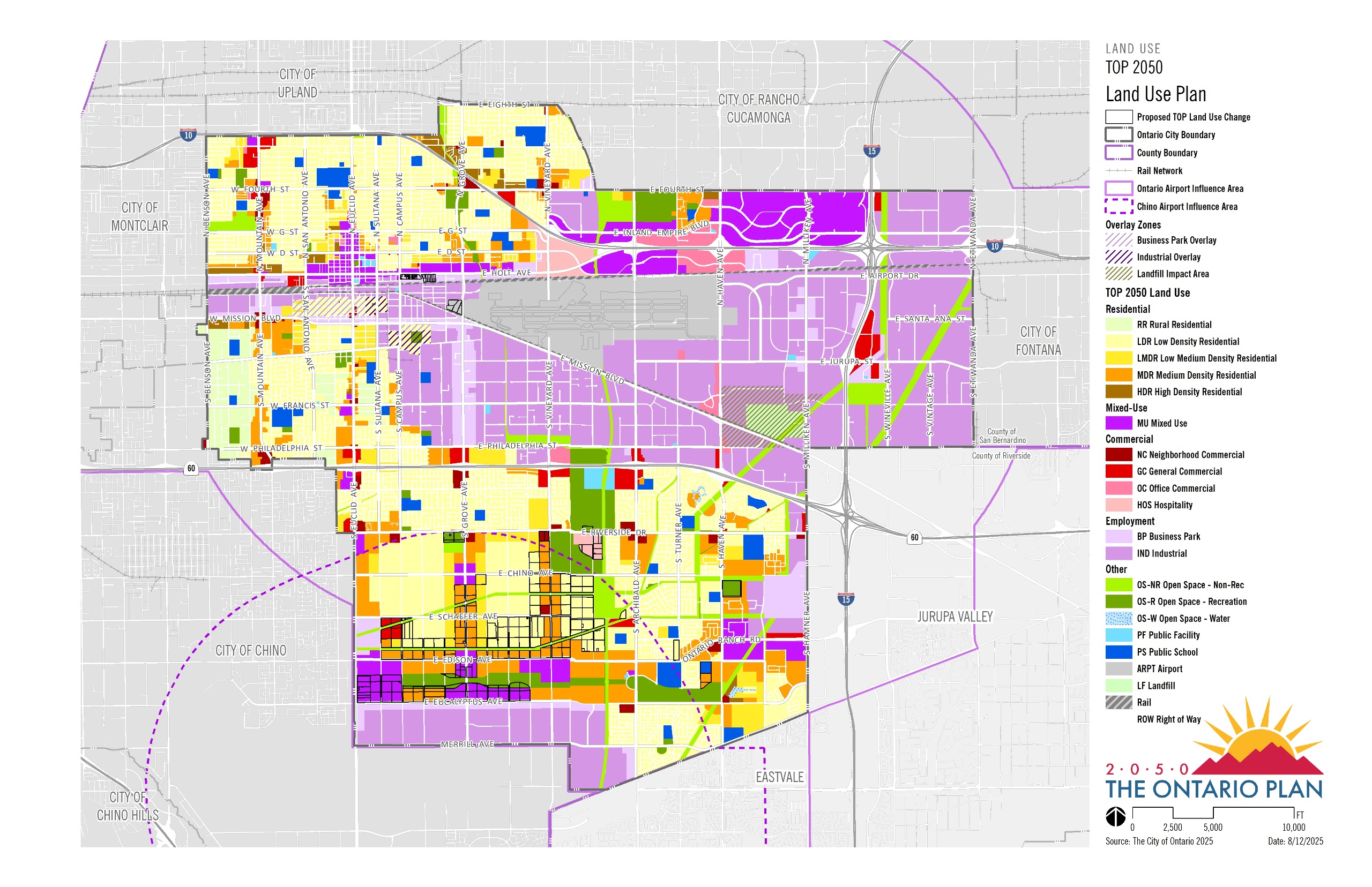 Current Land Uses: Citywide map of current land uses